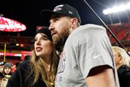 Taylor Swift and Travis Kelce (Image via Getty)